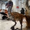 Лифелике реалистическая аниматронная модель лимузавра парка развлечений динозавра