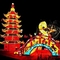 Вечеринка Китайский фестивальный фонарь Водонепроницаемый традиционный китайский фонарь
