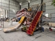 Динозавр стеклоткани сползает слайдер t Rex с оборудованием спортивной площадки лестницы