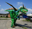 Облегченный Animatronic зеленый цвет костюма динозавра
