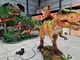 CE RoHs Реалистичный аниматоронный динозавр, натурально выглядящий динозавр высокая долговечность