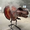 Живописный аниматорон Динозавр Дилофозавр Голова с дымовым эффектом