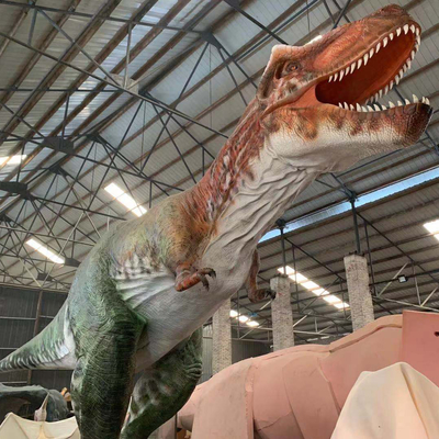 Купить Большая реалистичная аниматронная статуя динозавра T Rex и игровая площадка online manufacture