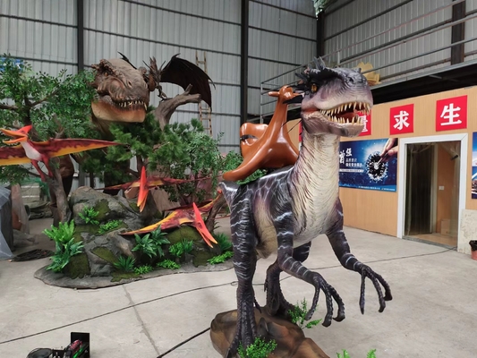 Купить Езда динозавра шоу в прямом эфире Animatronic для ехать детей online manufacture