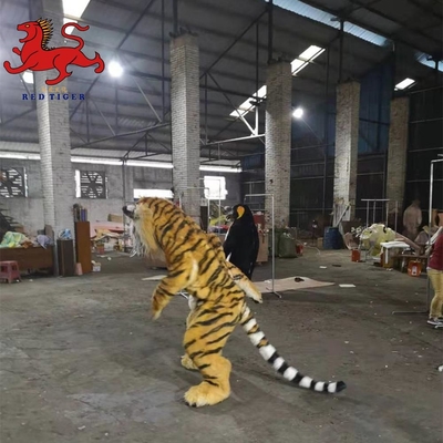 Good price Подгонянный костюм костюма тигра ультракрасного датчика реалистический для найма тематической вечеринки онлайн