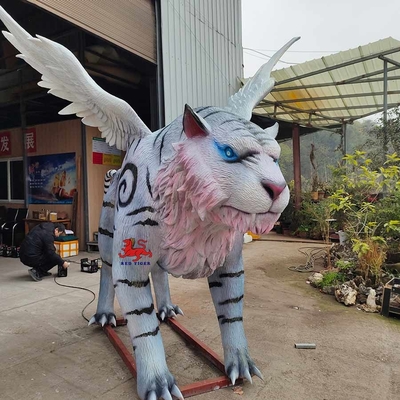 Good price тварей животных сопротивления солнца тигр реалистических Animatronic китайских мифологических белый онлайн